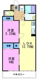 パークビュースーデン【4階】の間取り