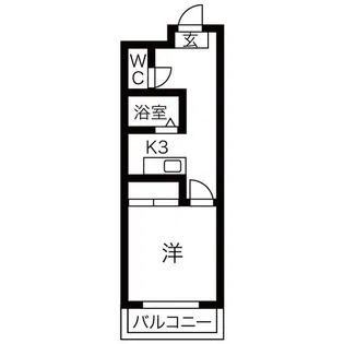 アーバンハイツ【1階】の間取り
