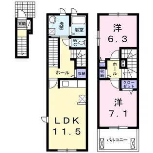 Stradi Varius【2階】の間取り