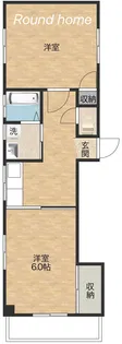 マンション牧野【2階】の間取り