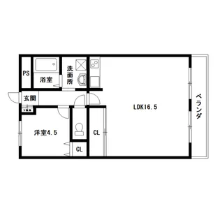 サンハイツタナカ【10階】の間取り