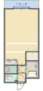 コーポラスひかり【3階】の間取り