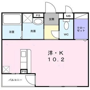 レジデンスN【1階】の間取り