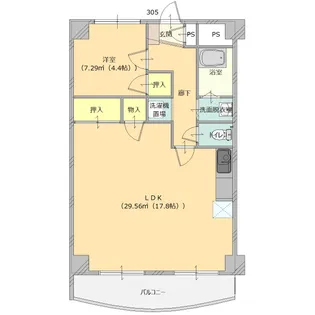 パインズクレスト【3階】の間取り