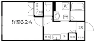 ルミエール飛鳥【1階】の間取り