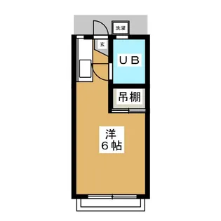 第1コーポゆう【2階】の間取り