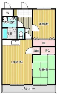サンセール森【2階】の間取り