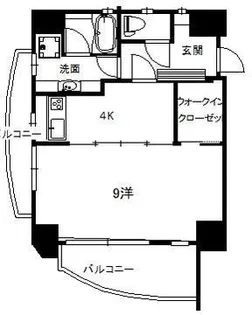 サンクレスト【3階】の間取り