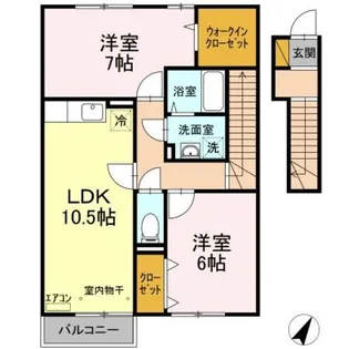 トップV【2階】の間取り