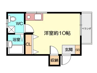 グランドハイツコスモス【1階】の間取り