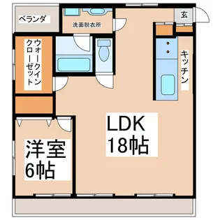 AFIELD坪井【5階】の間取り