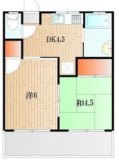 サンコア川中【2階】の間取り