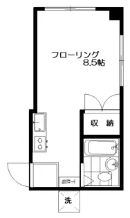 カーサ・デ・藤原【1階】の間取り