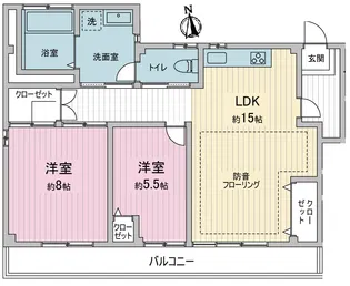タイム【3階】の間取り