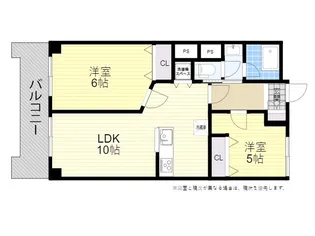清友ビルA棟【3階】の間取り