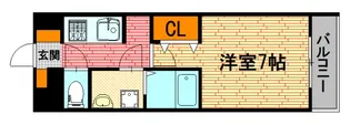 広島県三次市三次町【アパート】の間取り