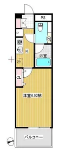 ヴィアコートクレ【8階】の間取り