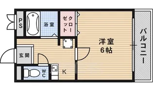 ラフォーレ池田【2階】の間取り