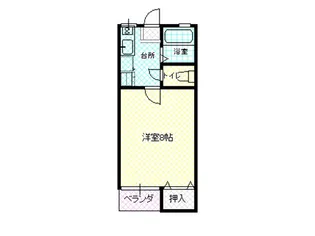 メゾンローザ【2階】の間取り