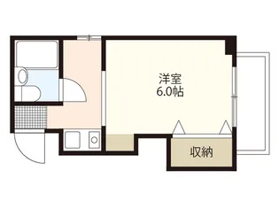 プログレス本川【5階】の間取り