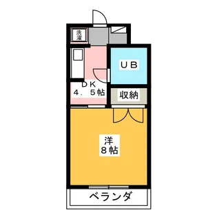 1Kの間取り画像