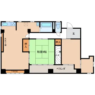 サザンブライト長浜II【2階】の間取り