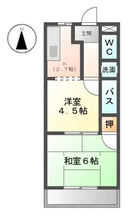 コーポ・ナチ【2階】の間取り