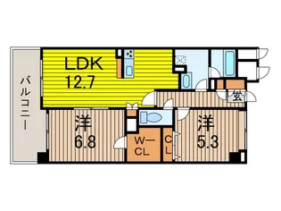 ブライトンコート【5階】の間取り