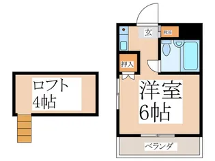 サンパレスI東伏見【2階】の間取り