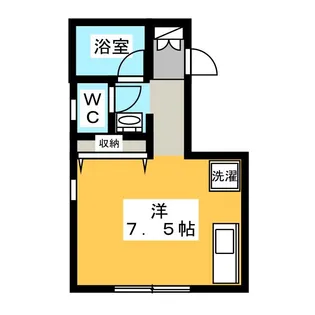 メゾンジュネス【1階】の間取り