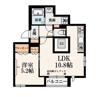 東京都渋谷区代々木5【マンション】の間取り