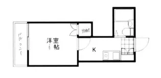 サンライフ東雲【5階】の間取り