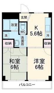 荒中マンション【2階】の間取り