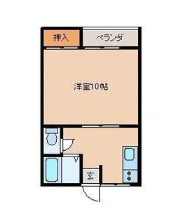 メゾン天の原【2階】の間取り