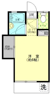 リバーサイド港南【1階】の間取り