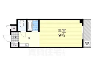 1Kの間取り画像