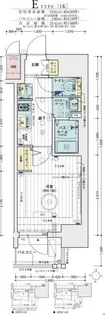エステムコート梅田・天神橋IV ステーションフロント【6階】の間取り