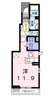 リヴィエール1【1階】の間取り