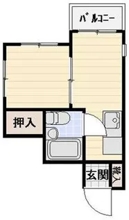 メゾンドノア大横町【2階】の間取り