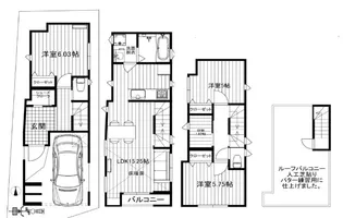 東京都杉並区成田東3【一戸建】の間取り