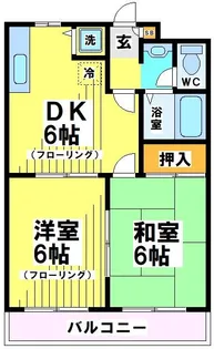 東京都府中市本町4【マンション】の間取り