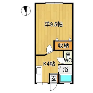 シティハイムドルフII【2階】の間取り