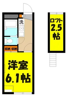 大畑【2階】の間取り