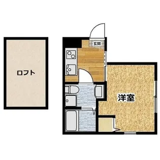 ミュー菅生【1階】の間取り