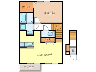 Seis豊潤 A・B棟【2階】の間取り