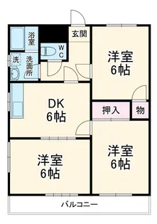 ランドフォレスト新狭山【1階】の間取り