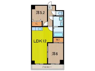 テラスサイド浦和【1階】の間取り