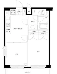 ルーブル中落合【9階】の間取り