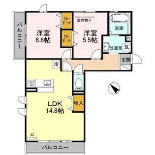 Otts和1【3階】の間取り