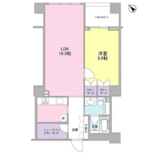 フォレストタウン参宮橋【4階】の間取り